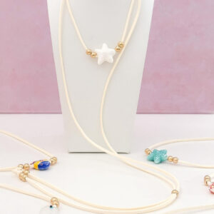 COLLAR CHOKER GAMUZA + DIJE