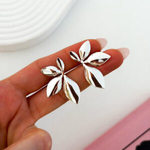 AROS FLORES PLATEADAS